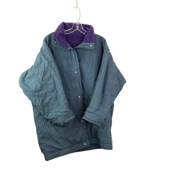 Patagonia Jackets & Blazers - Patagonia Women's Teal Purple‎ Padded Outdoor Winter Snow Jacket Size M